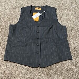 JJXX JXMART BRUSHED WAISTCOAT TLR Dark Grey Melani Light Grey XL Vest